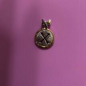 Brighton Silver and Gold Necklace Pendant